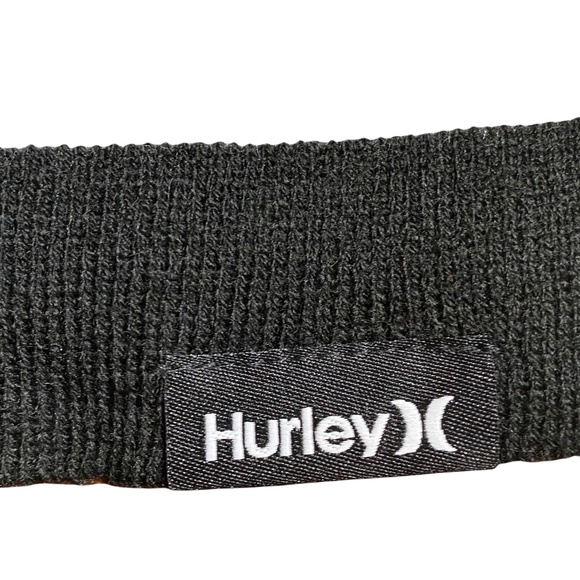 Hurley Beanie and Scarf Set Black/Gray - Picture 7 of 7